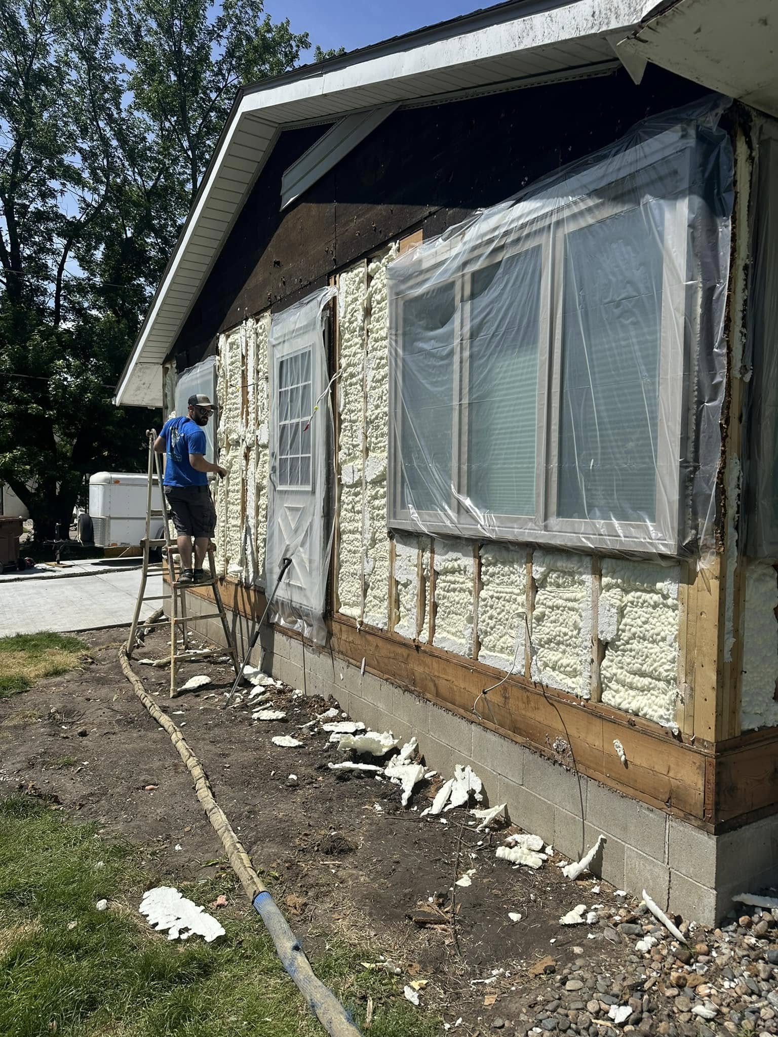 Spray Foam Insulation Coverage For Ames Homes